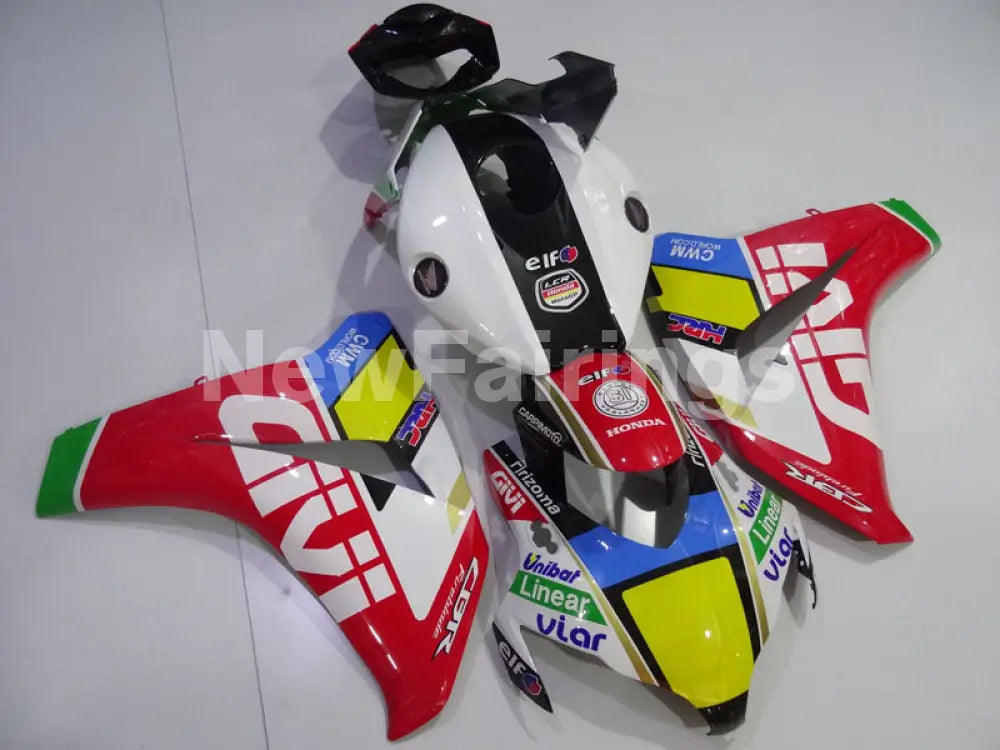 White and Red GiVi - CBR1000RR 08-11 Fairing Kit - Vehicles