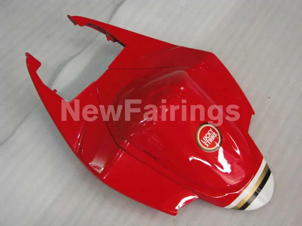 White and Red Lucky Strike - GSX - R1000 05 - 06 Fairing