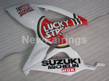 Load image into Gallery viewer, White and Red Lucky Strike - GSX-R750 06-07 Fairing Kit