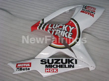 Load image into Gallery viewer, White and Red Lucky Strike - GSX-R750 06-07 Fairing Kit