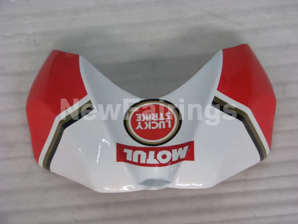 White and Red Lucky Strike - GSX-R750 06-07 Fairing Kit