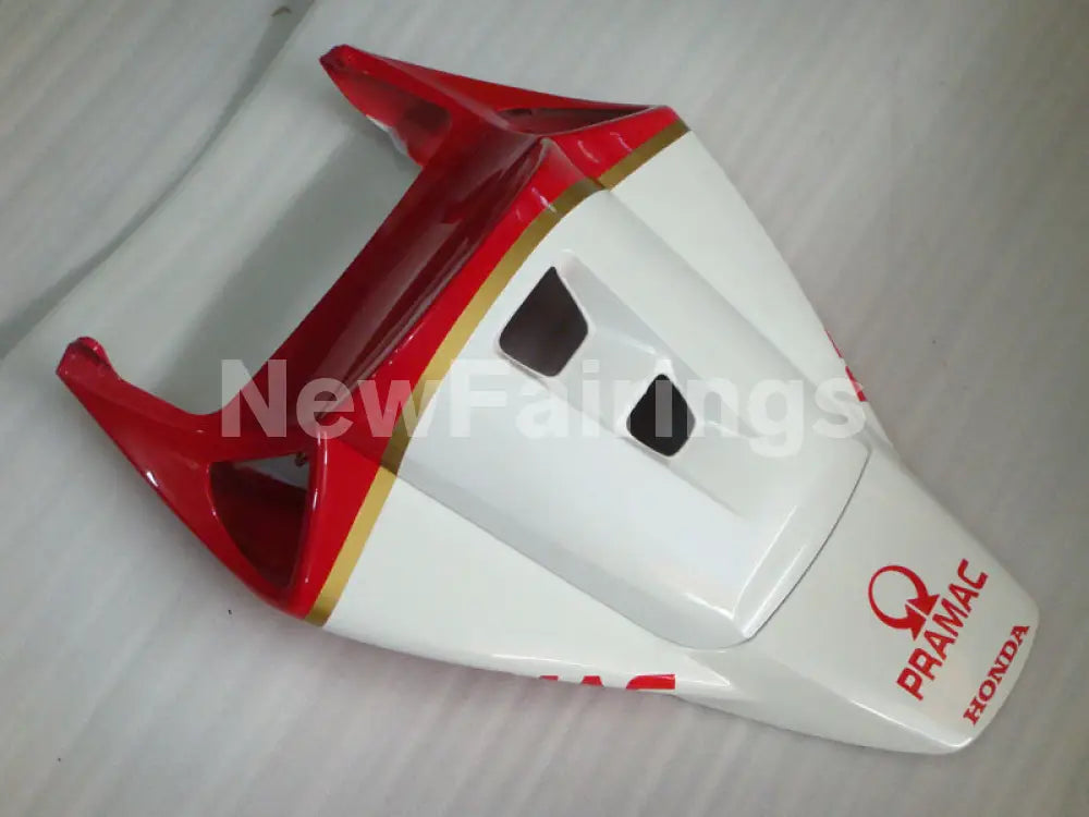 White and Red PRAMAC - CBR1000RR 04-05 Fairing Kit -