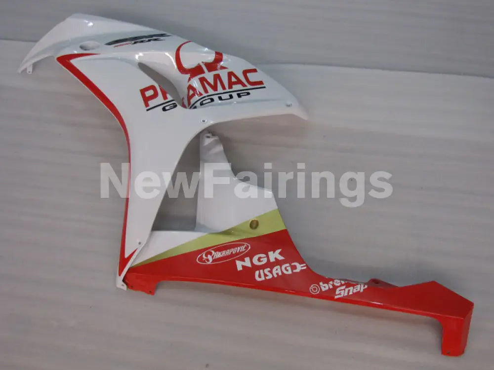 White and Red PRAMAC - CBR1000RR 06-07 Fairing Kit -