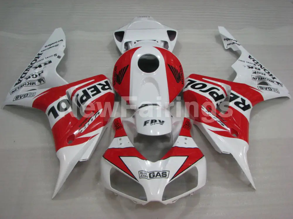 White and Red Repsol - CBR1000RR 06-07 Fairing Kit -