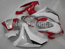 Charger l&#39;image dans la galerie, White and Red Silver No decals - CBR1000RR 08-11 Fairing Kit