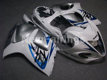 Charger l&#39;image dans la galerie, White and Silver Blue Factory Style - GSX1300R Hayabusa