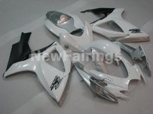 Load image into Gallery viewer, White and Silver Factory Style - GSX-R750 06-07 Fairing Kit