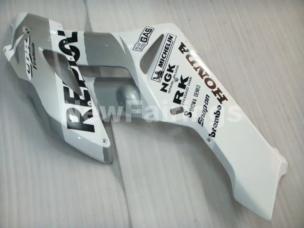 White and Silver Repsol - CBR1000RR 04-05 Fairing Kit -