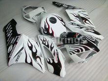 Charger l&#39;image dans la galerie, White and Wine Red Flame - CBR1000RR 04-05 Fairing Kit -