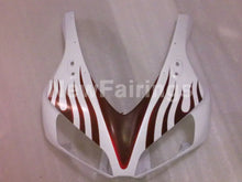 Charger l&#39;image dans la galerie, White and Wine Red Flame - CBR1000RR 06-07 Fairing Kit -