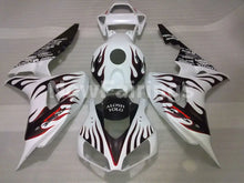 Charger l&#39;image dans la galerie, White and Wine Red Flame - CBR1000RR 06-07 Fairing Kit -