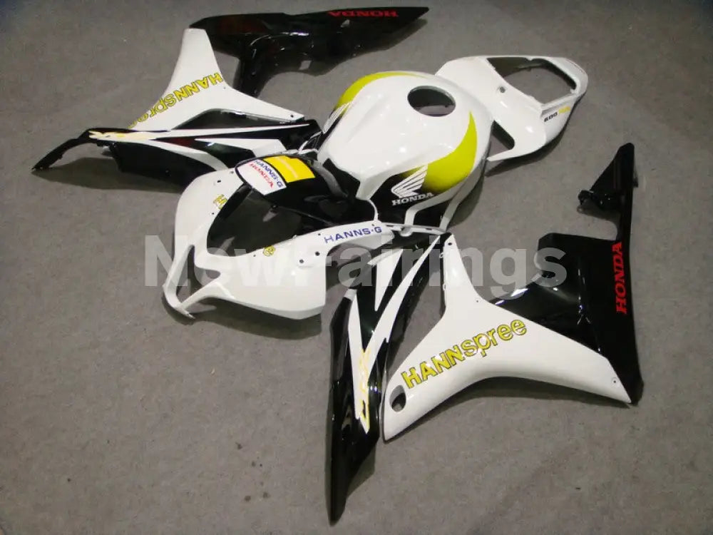 White and Yellow Black HANN Spree - CBR600RR 07-08 Fairing