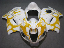 Charger l&#39;image dans la galerie, White and Yellow Flame - GSX1300R Hayabusa 08-20 Fairing