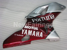 Charger l&#39;image dans la galerie, Wine Red and Silver Fortuna - YZF-R1 00-01 Fairing Kit