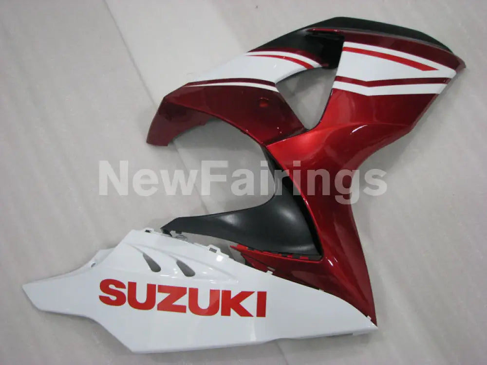 Wine Red and White Factory Style - GSX - R1000 09 - 16