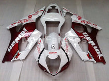 Charger l&#39;image dans la galerie, Wine Red and White Jordan - GSX - R1000 03 - 04 Fairing Kit