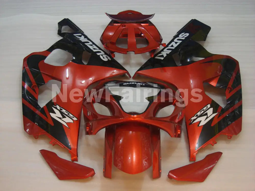 Wine Red and Black Factory Style - GSX-R600 04-05 Fairing