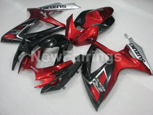 Charger l&#39;image dans la galerie, Wine Red and Black Silver Factory Style - GSX-R600 06-07