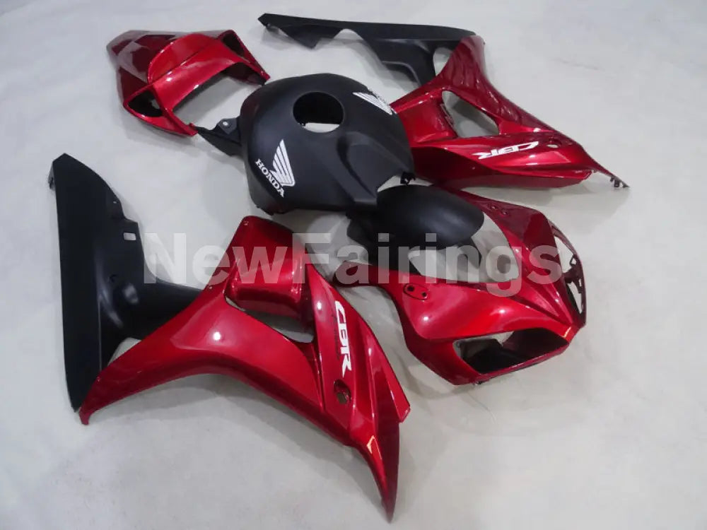 Wine Red and Matte Black Factory Style - CBR1000RR 06-07