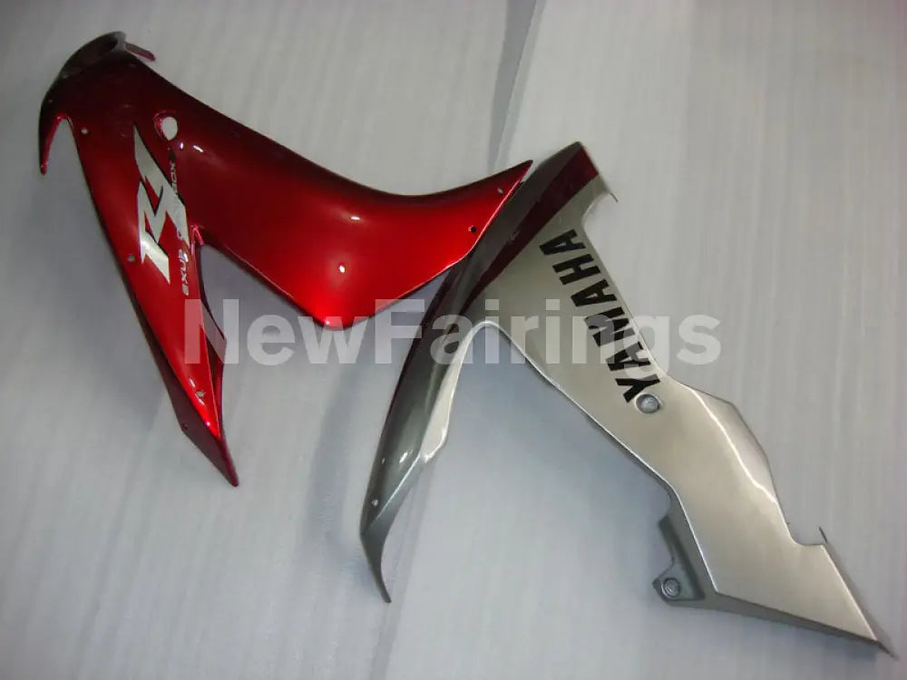 Wine Red Silver Factory Style - YZF-R1 04-06 Fairing Kit