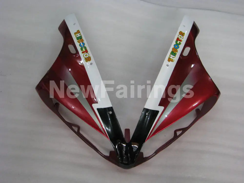 Wine Red and White FIAT - YZF-R1 04-06 Fairing Kit