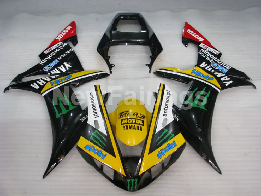 Yellow and Black Monster - YZF-R1 02-03 Fairing Kit