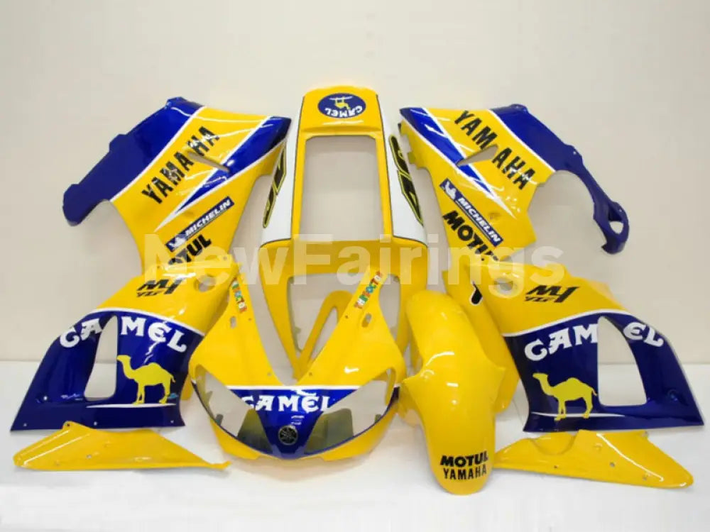 Yellow and Blue Camel - YZF-R1 98-99 Fairing Kit - Vehicles