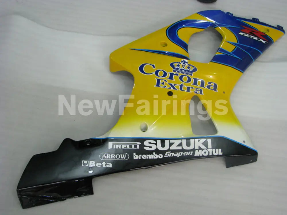 Yellow and Blue Corona - GSX - R1000 00 - 02 Fairing Kit