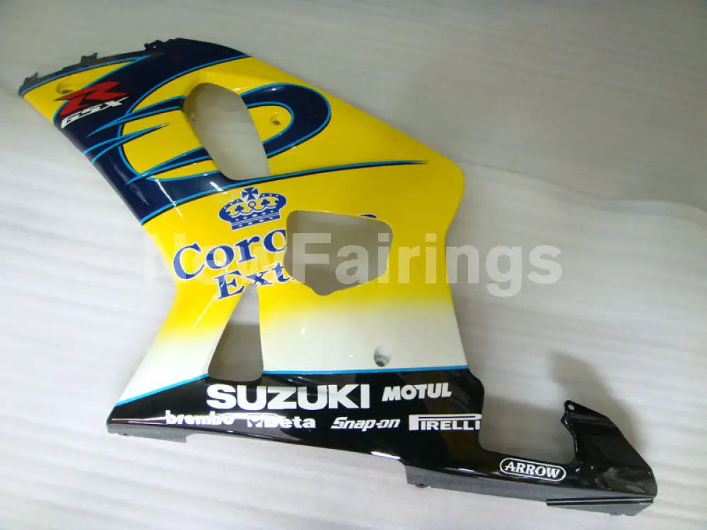 Yellow and Blue Corona - GSX-R750 00-03 Fairing Kit