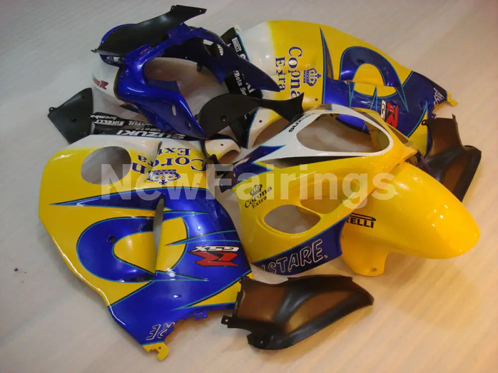 Yellow and Blue Corona - GSX1300R Hayabusa 99-07 Fairing