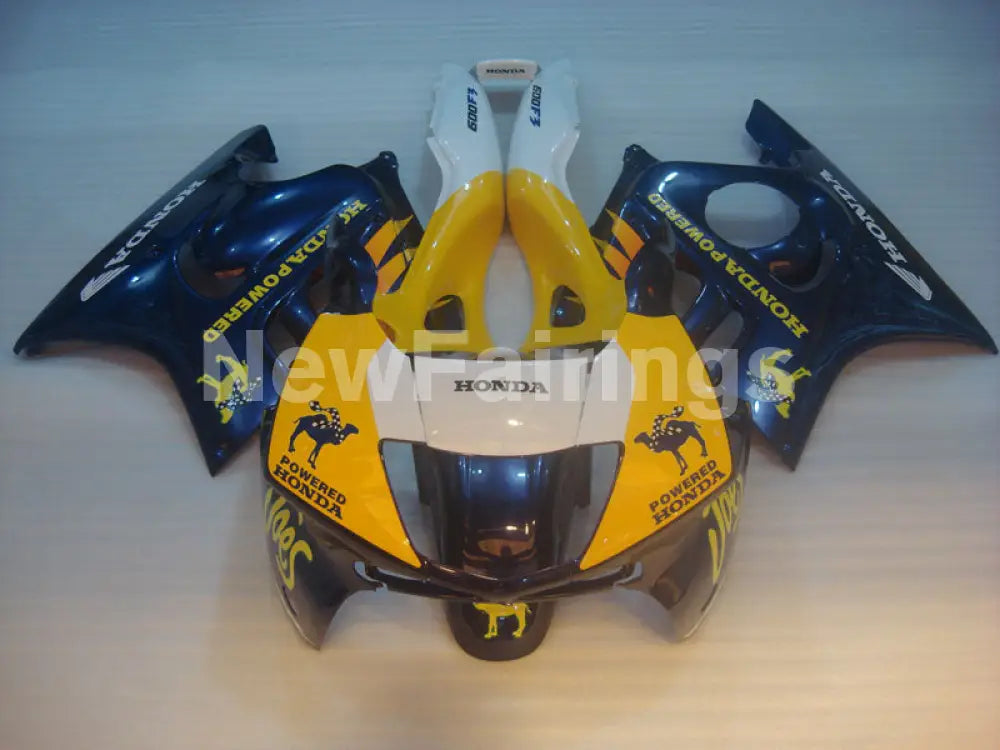 Yellow and Blue White Joes - CBR600 F3 95-96 Fairing Kit -