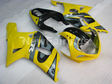 Charger l&#39;image dans la galerie, Yellow and Grey Black Factory Style - GSX-R600 01-03 Fairing