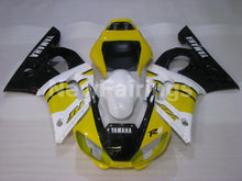 Charger l&#39;image dans la galerie, Yellow and White Black Factory Style - YZF-R6 98-02 Fairing Kit Vehicles &amp; Parts &gt; Vehicle Parts &amp; Accessories &gt; Motor