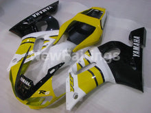 Load image into Gallery viewer, Yellow and White Black Factory Style - YZF-R6 98-02 Fairing Kit Vehicles &amp; Parts &gt; Vehicle Parts &amp; Accessories &gt; Motor