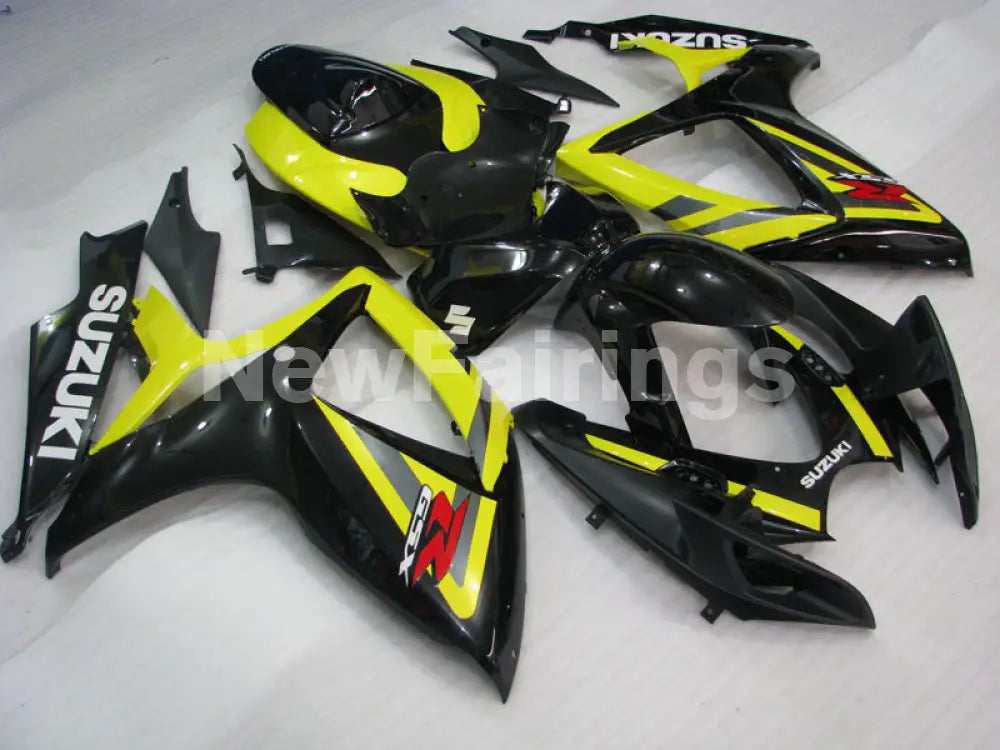 Yellow and Black Factory Style - GSX-R600 06-07 Fairing Kit