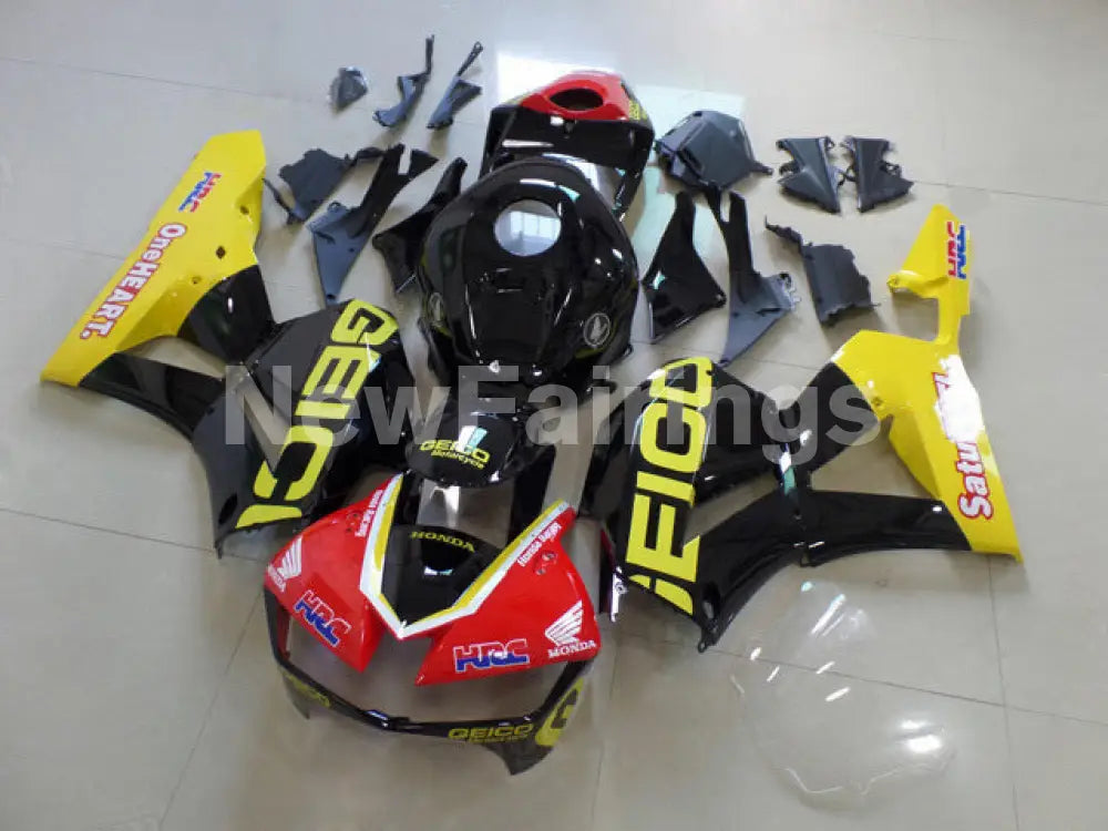 Yellow and Black HRC - CBR600RR 13-23 Fairing Kit - Vehicles