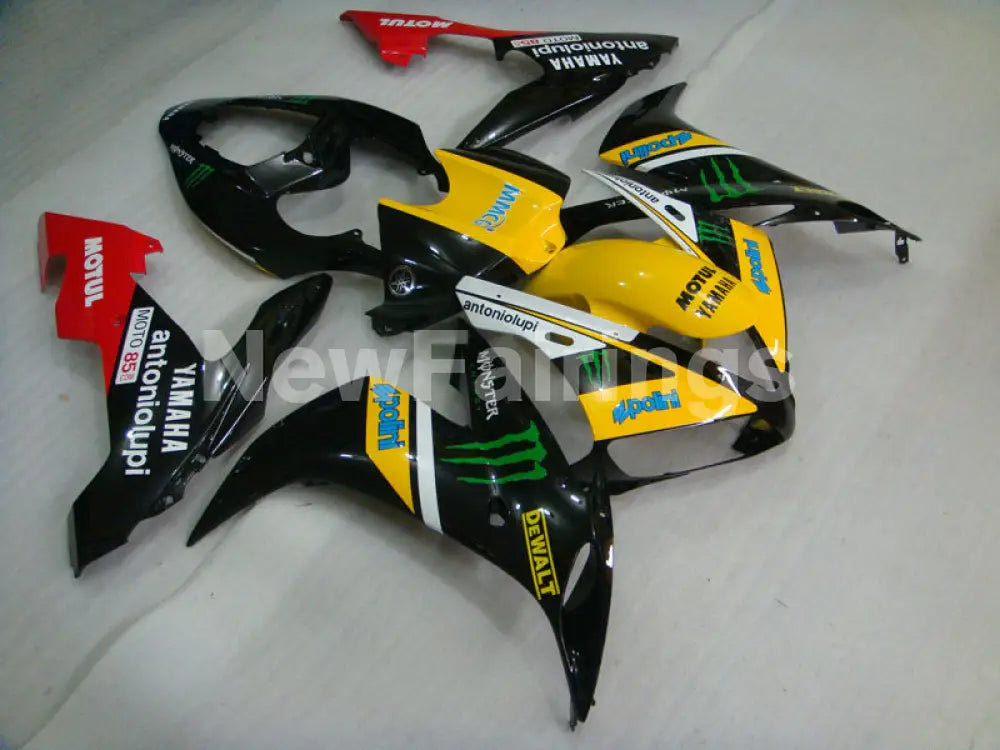 Yellow and Black Red Monster - YZF-R1 04-06 Fairing Kit