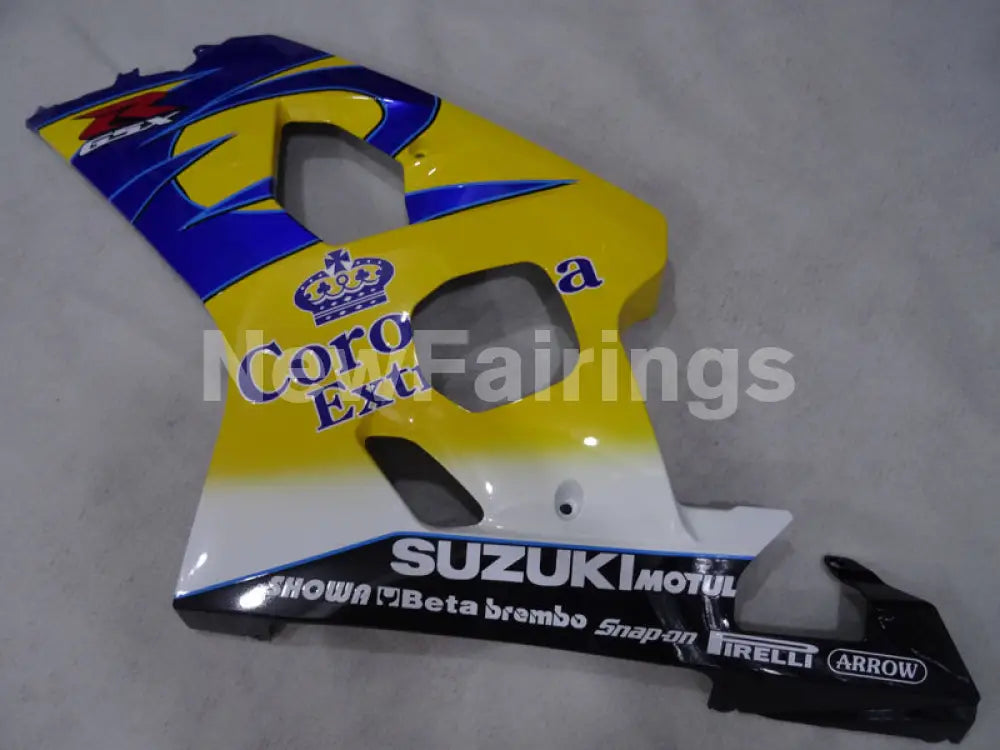 Yellow Blue Corona - GSX-R600 04-05 Fairing Kit - Vehicles &