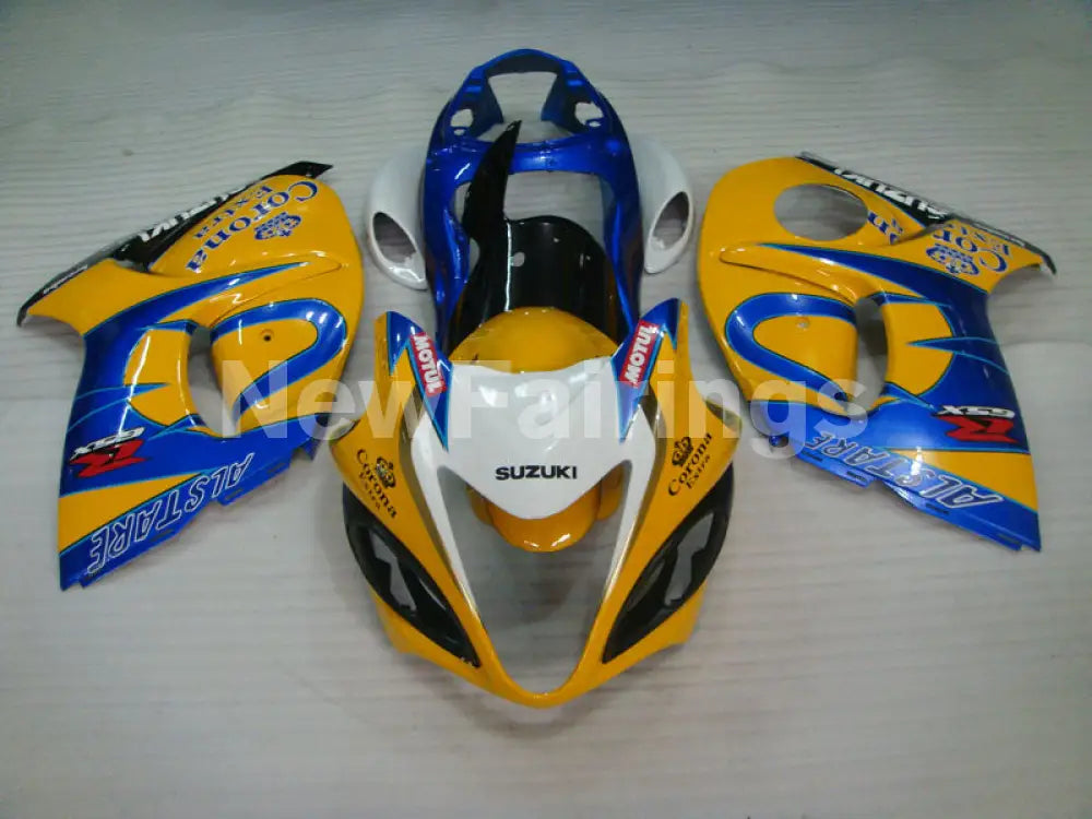 Yellow and Blue Corona - GSX1300R Hayabusa 08-20 Fairing