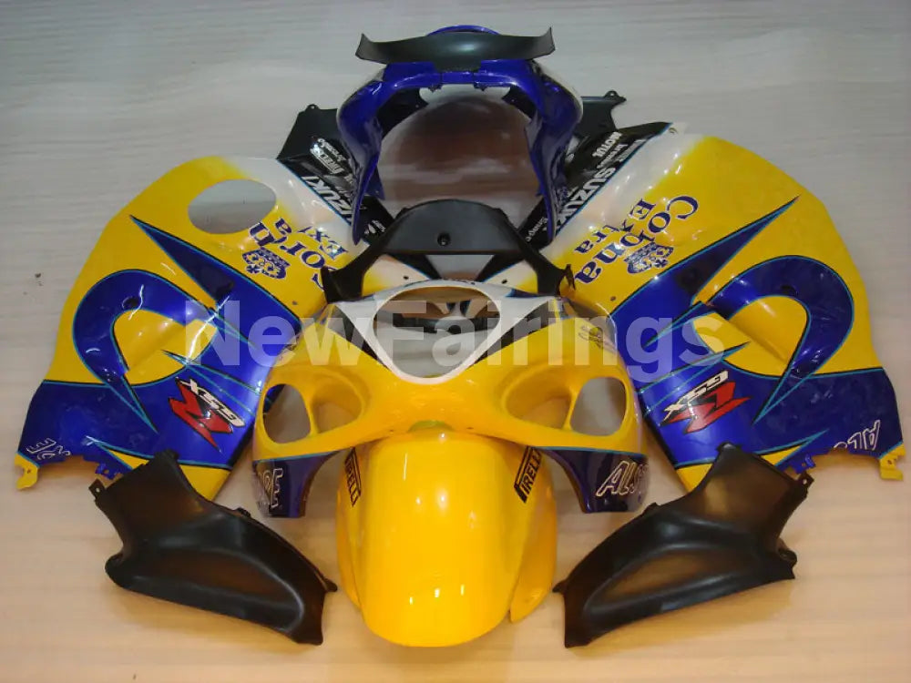 Yellow and Blue Corona - GSX1300R Hayabusa 99-07 Fairing