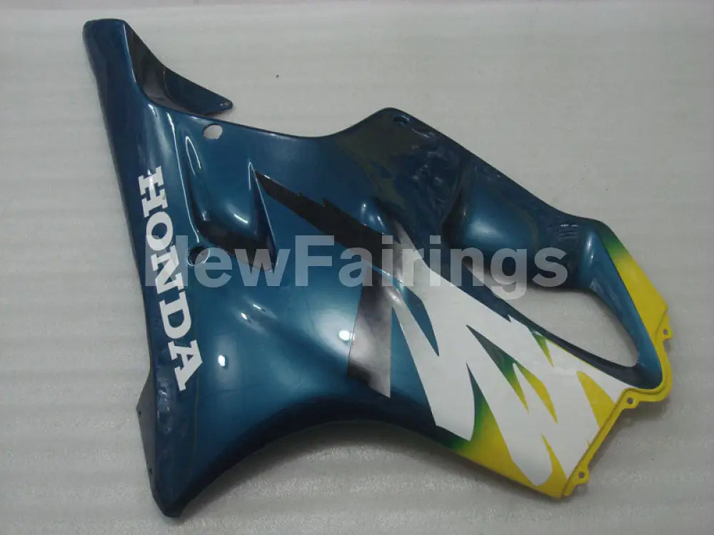 Yellow Blue Factory Style - CBR600 F4 99-00 Fairing Kit -