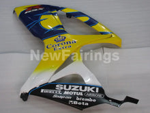 Charger l&#39;image dans la galerie, Yellow and Blue White Corona - GSX-R600 06-07 Fairing Kit -