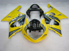 Charger l&#39;image dans la galerie, Yellow and Grey Black Factory Style - GSX-R600 01-03 Fairing