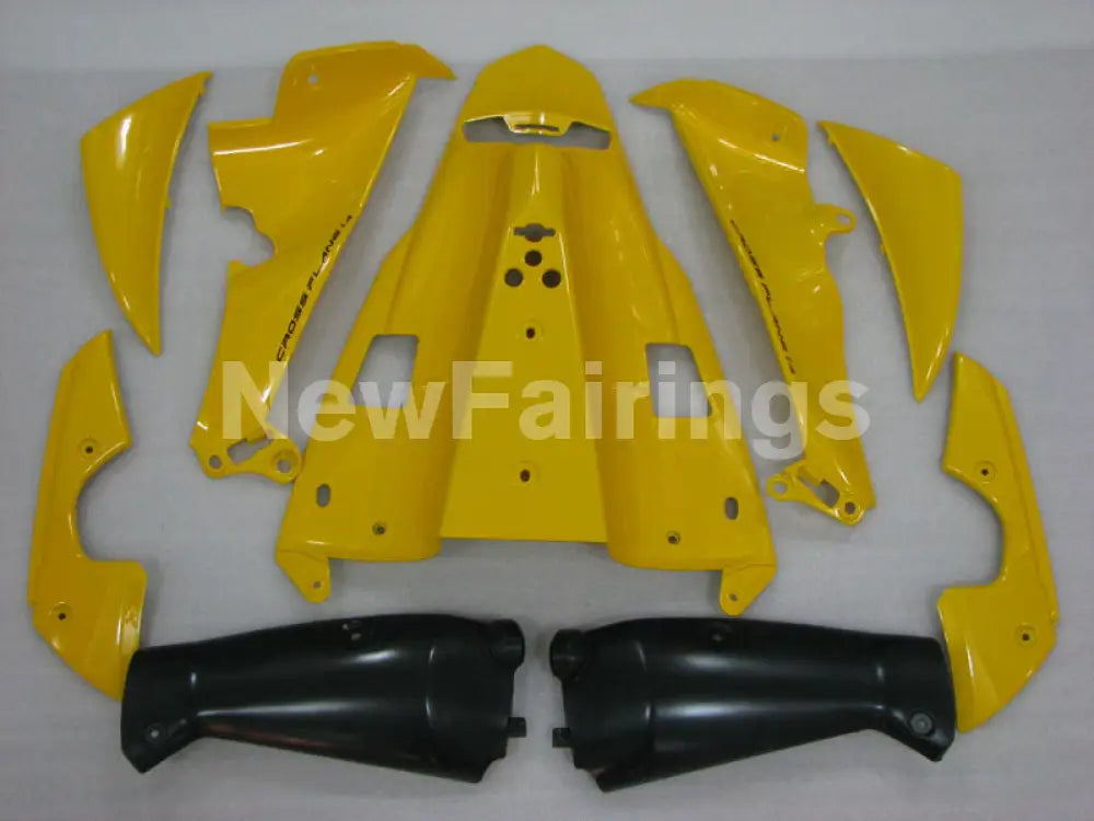 Yellow Matte Black Factory Style - YZF-R1 09-11 Fairing Kit