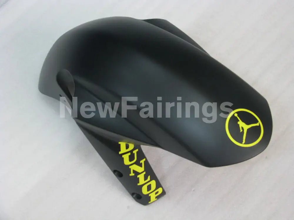 Yellow and Matte Black Jordan - GSX-R600 04-05 Fairing Kit -