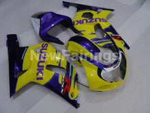 Charger l&#39;image dans la galerie, Yellow and Purple Factory Style - GSX-R600 01-03 Fairing Kit