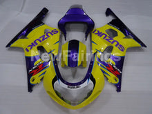 Charger l&#39;image dans la galerie, Yellow and Purple Factory Style - GSX-R600 01-03 Fairing Kit