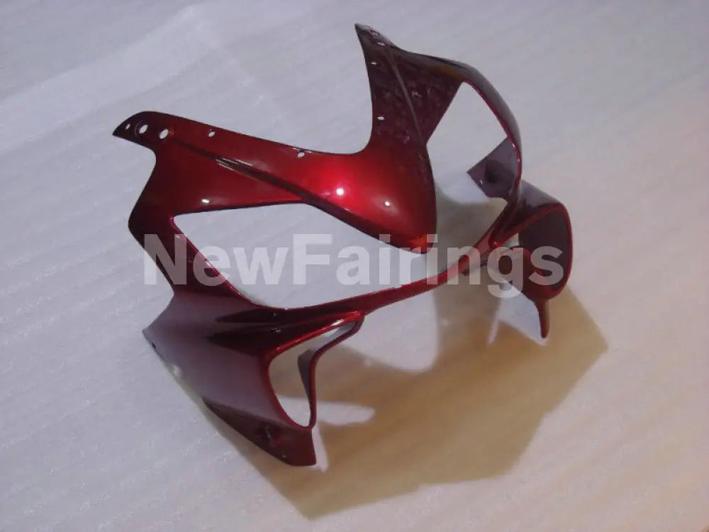 Yellow and Wine Red Flame - CBR600 F4i 01-03 Fairing Kit -