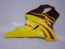 Charger l&#39;image dans la galerie, Yellow and Wine Red Flame - CBR600 F4i 01-03 Fairing Kit -